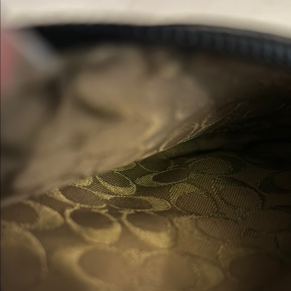 Coach Black All Leather Wristlet - Picture 5 of 6